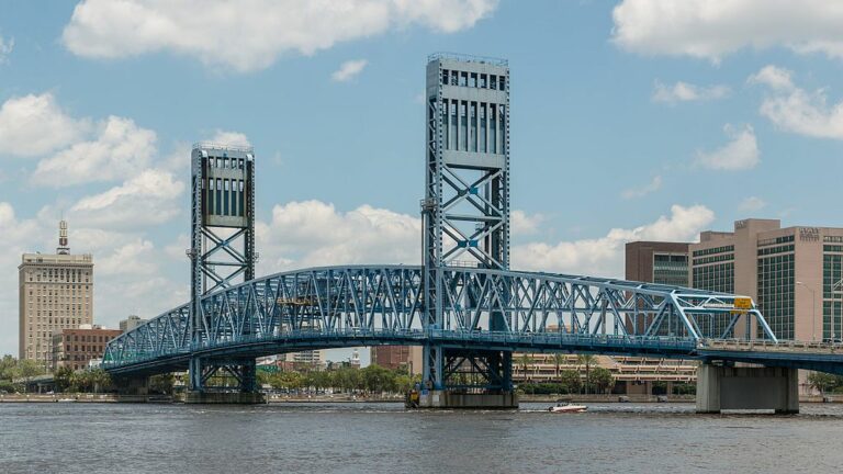 Jacksonville activists lit Main Street Bridge to honor Juneteenth